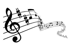 music notes 300x201 Hudba